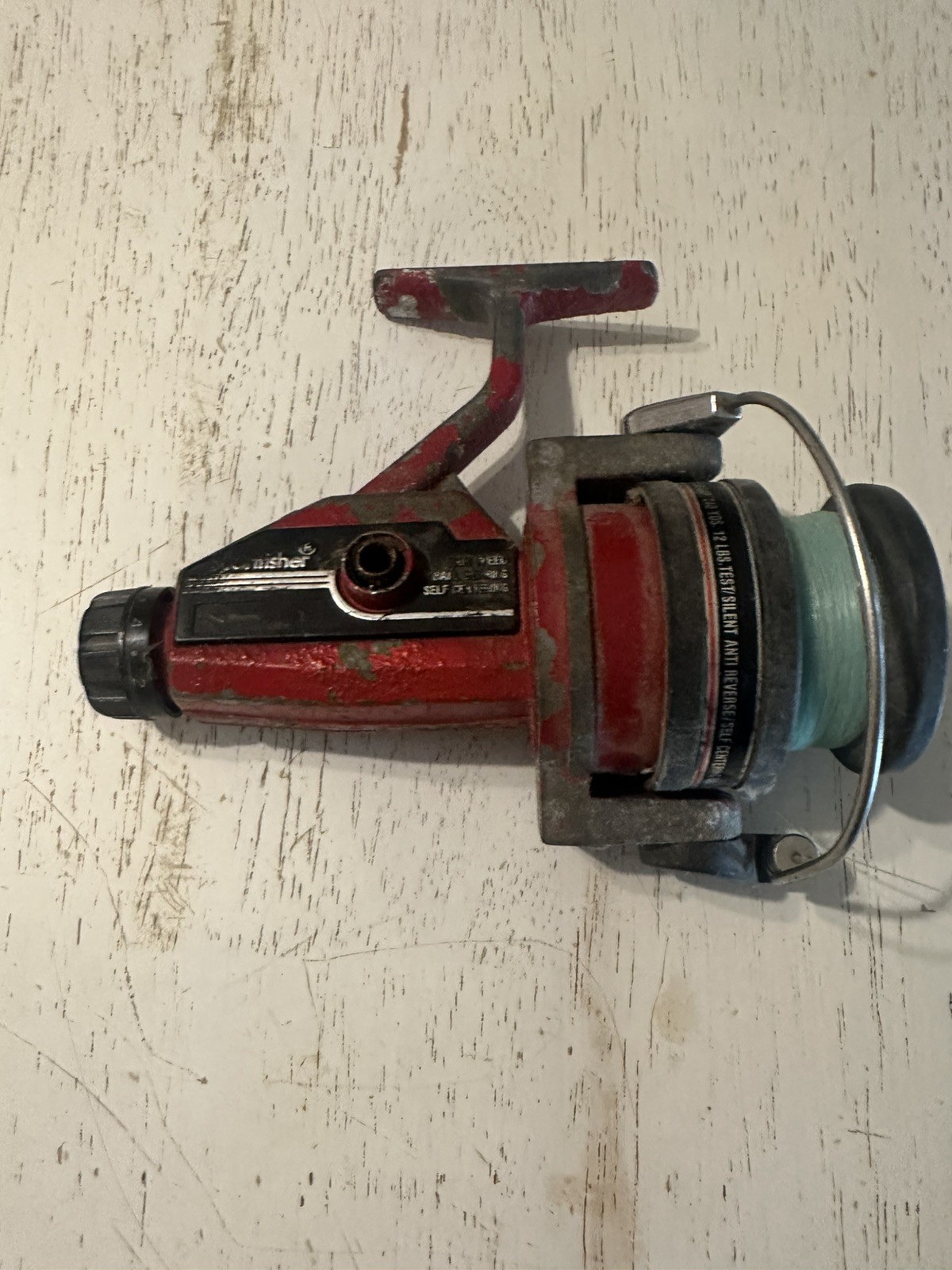 Sportfisher 450 ZR Spinning Reel – Red – High Speed Graphite Spool ~ Vintage