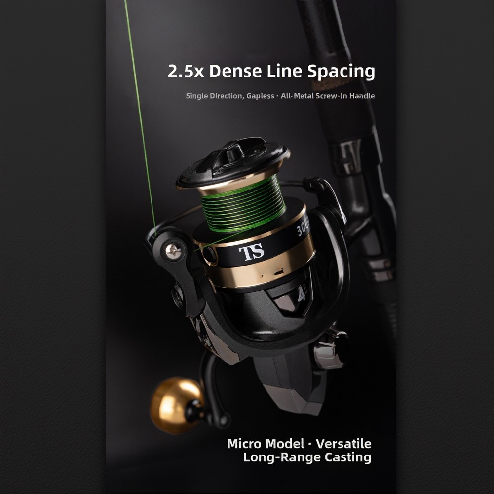 Fishing Reel for TS Models with Tight Line Packing and Extended Trip Support