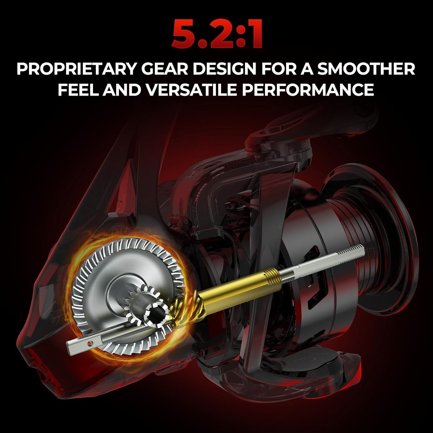 „Colorful Fishing Reel – Bass, Trout, Saltwater Ready“