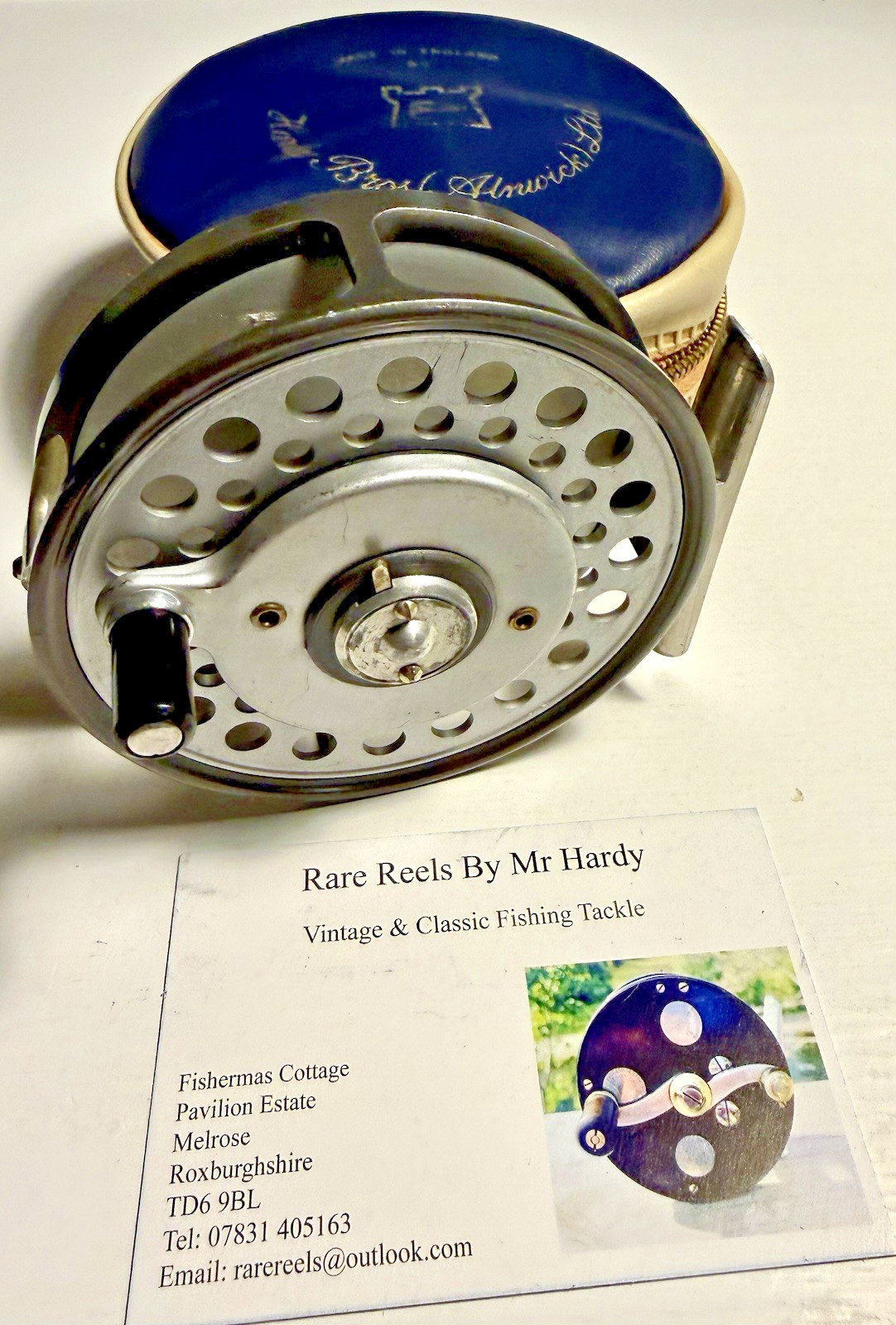 Rare Vintage Hardy The Princess Multiplier Fly Reel with Reel Case