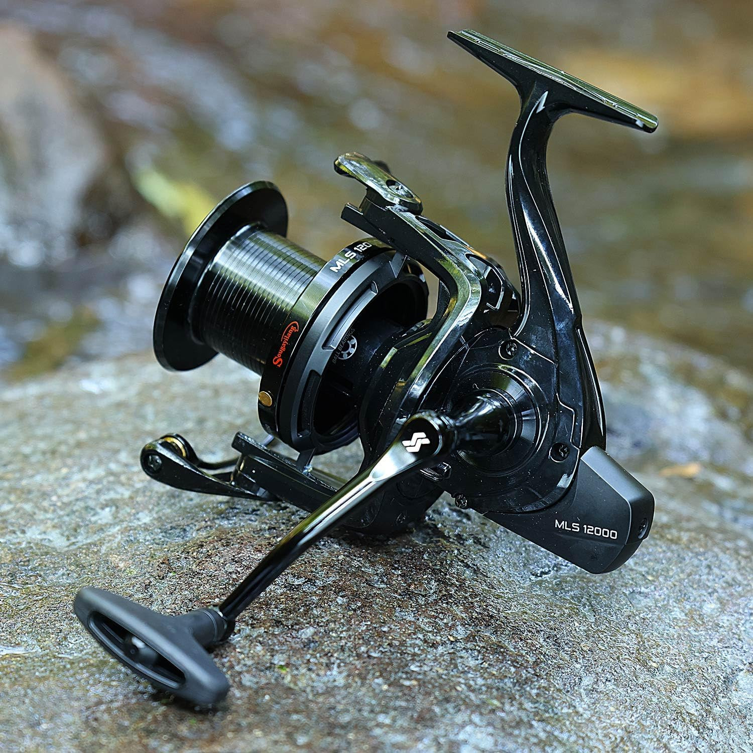 Saltwater Spinning Reel – up to 38Lbs Max Drag Big Game Fishing Reel, Graphite F