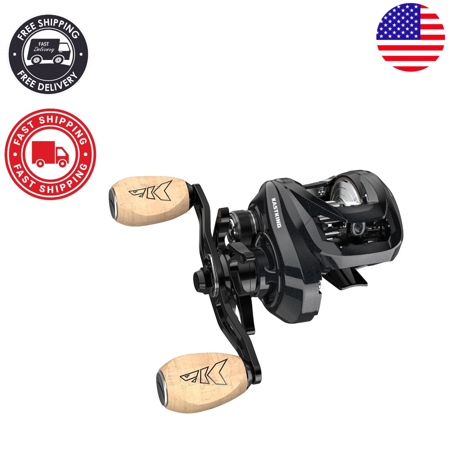 High Capacity MegaTron 100 Fishing Reel – 11lbs Drag, Smooth Casting Performance