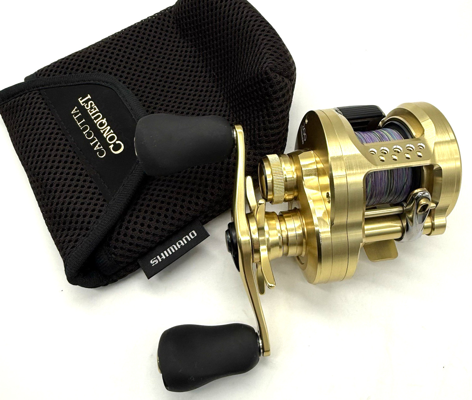 Shimano 21 CALCUTTA CONQUEST 200 Right Baitcasting Reel No box From JAPAN „MINT“
