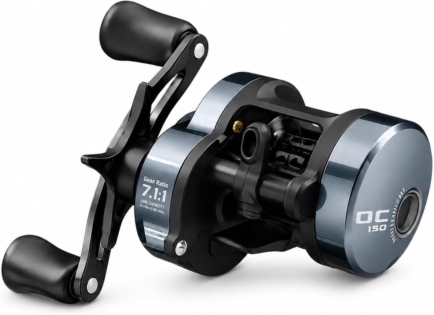Round DC Baitcasting Reel, Digital Control Anti-Backlash with Signature DC Sound