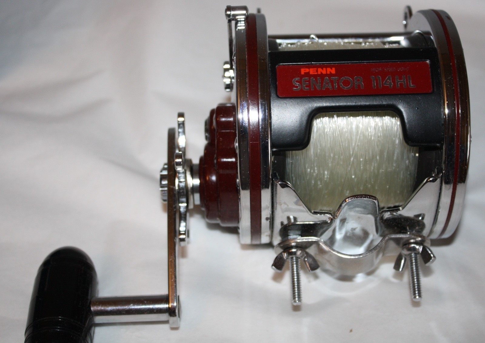 Penn 114 HL 6/0 Senator II Conventional Ocean Reel w/ Box USED ONE TIME MUST SEE