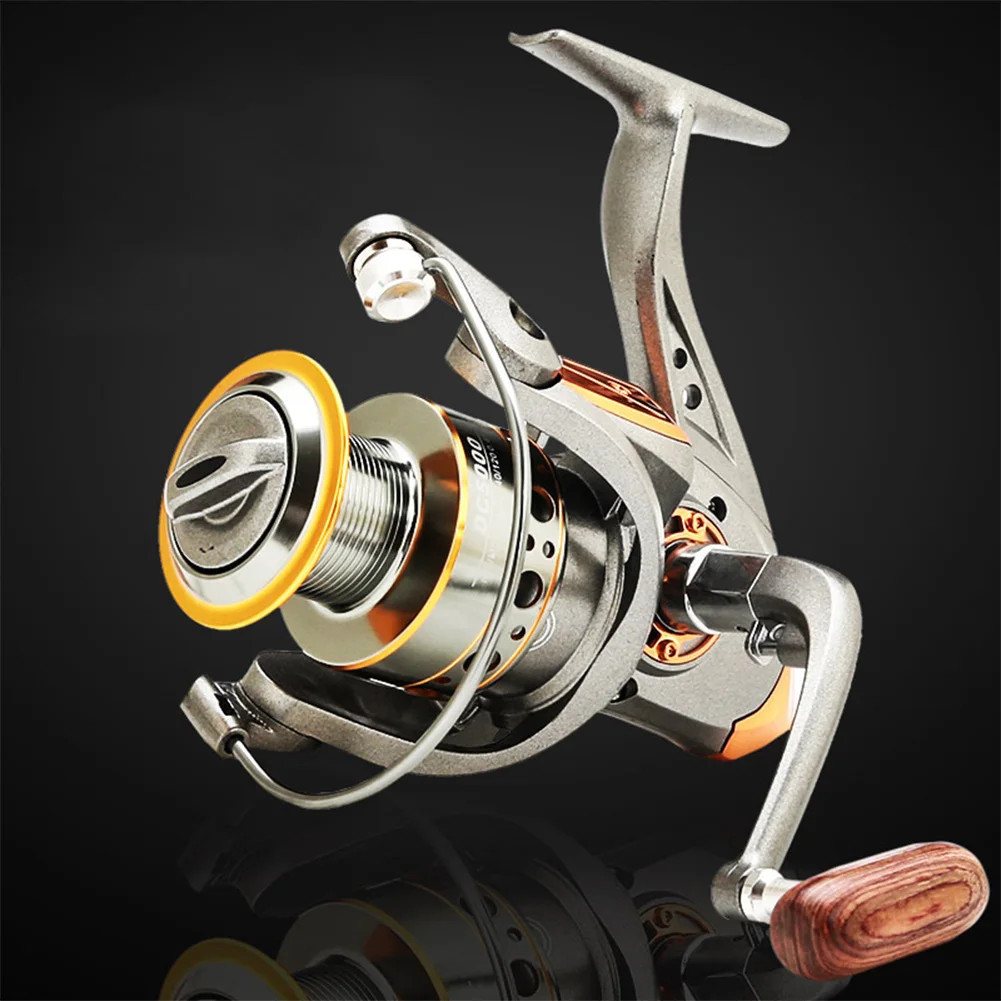 Spinning Fishing Reel 5.2:1 Gear Ratio CNC Metal Spool for Freshwater Saltwater