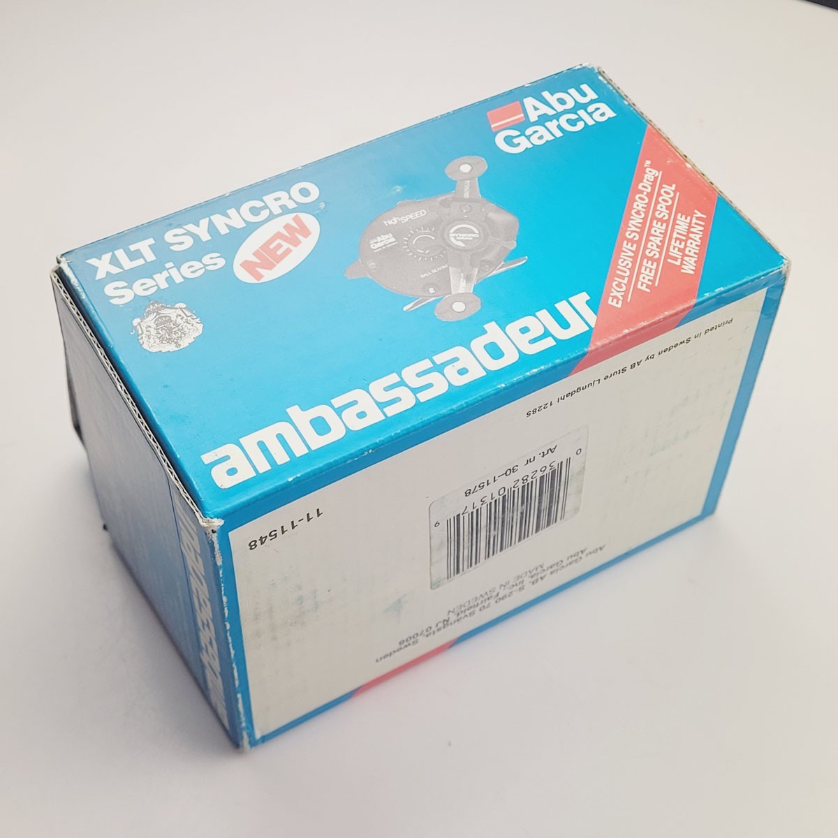 Vintage NOS Abu Garcia Ambassadeur Baitcasting Reel Boxed – XLT 3 Syncro