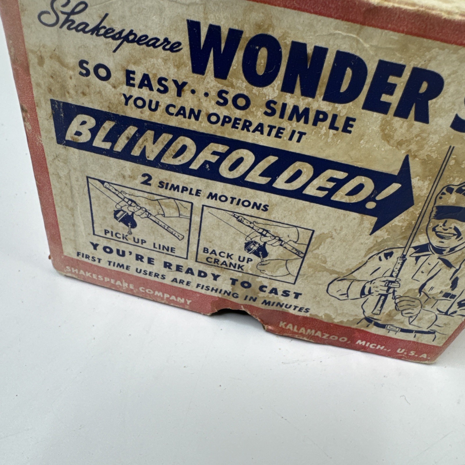 Shakespeare Wonder Spin Fishing Reel #1780 With Box For Parts And Repairs