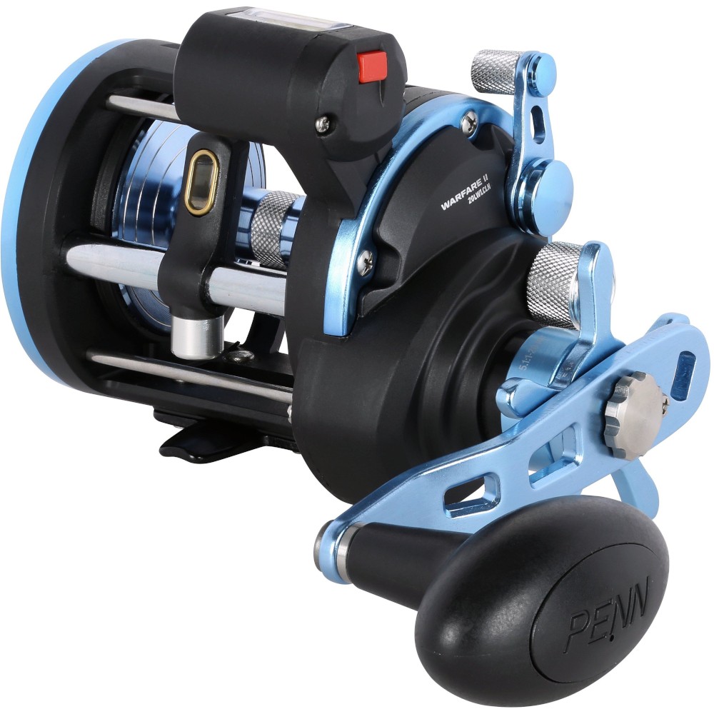 Penn Warfare II 20 Level Wind Line Counter Multiplier Reel Star Drag Left Hand