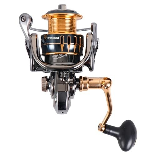 Spinning Fishing Reel for Freshwater & Saltwater, Anti-Reverse, Adjustable Drag