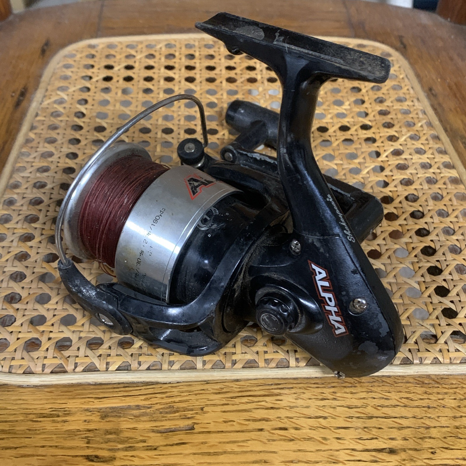 SHAKESPEARE ALPHA Spinning Reel, Vintage Fishing Tackle