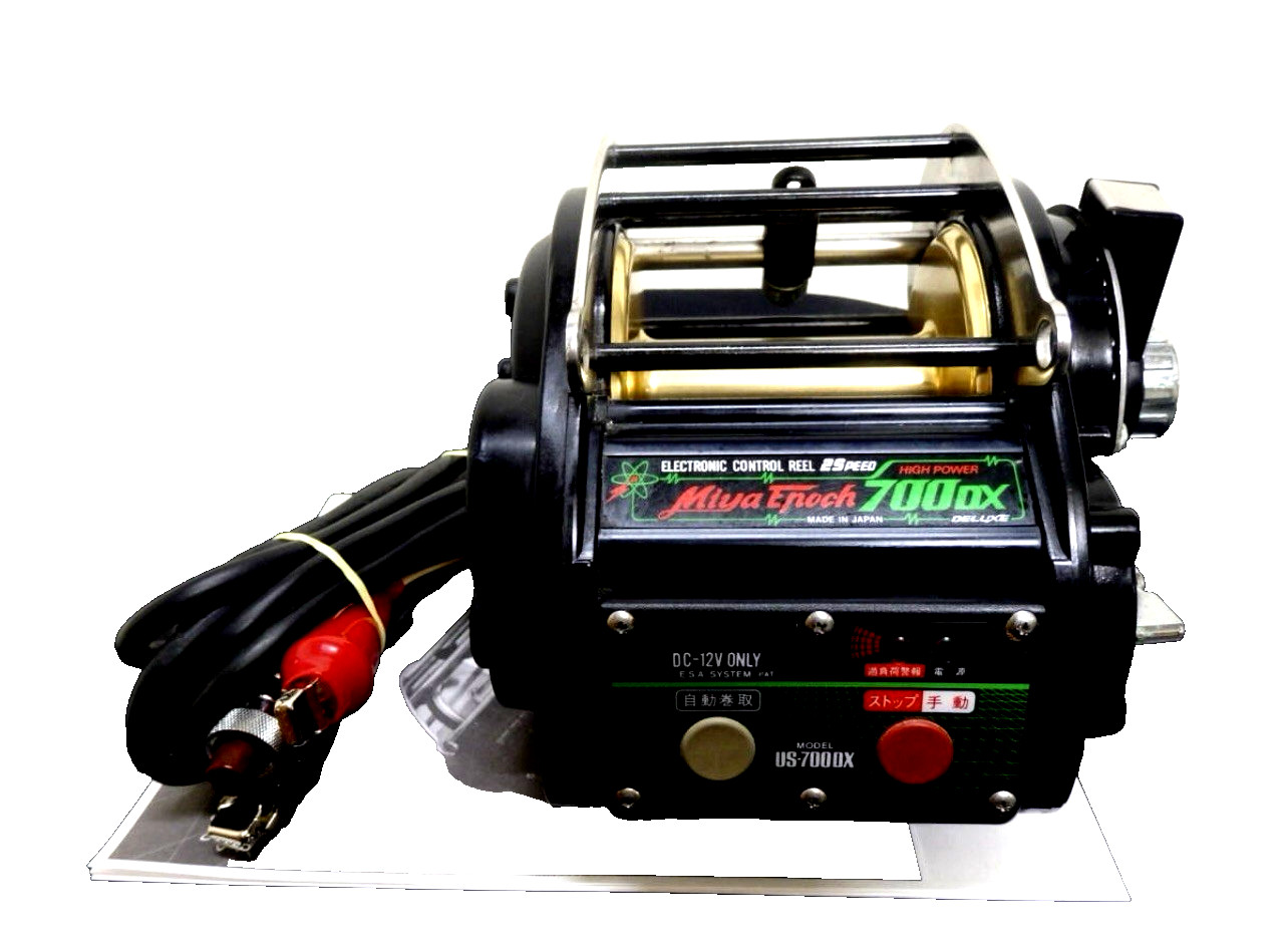 Miya Epoch 700DX Delux 2 Speed Big Game 12v Fishing electric reel