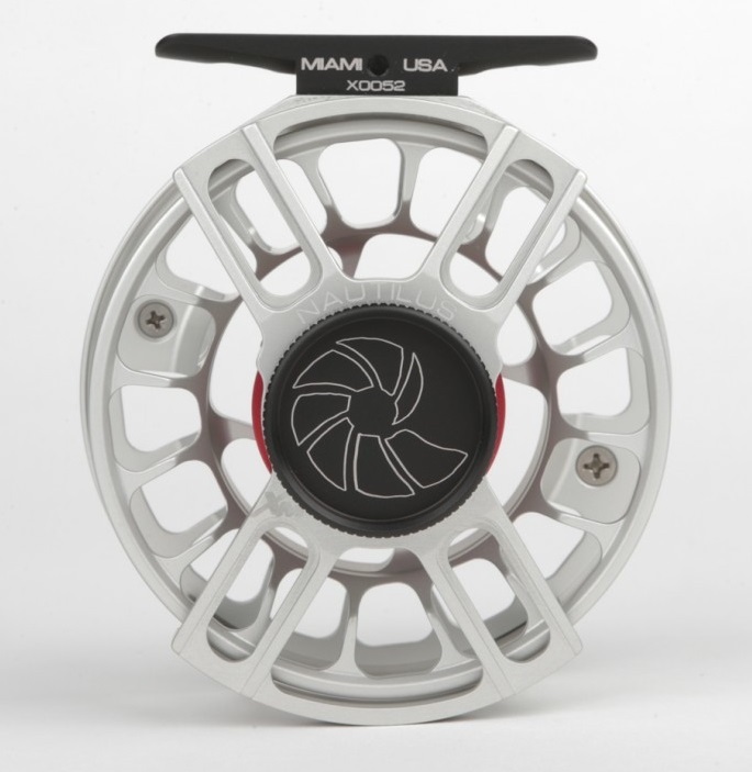 NAUTILUS X-SERIES XL MAX 8-9 WEIGHT FLY REEL TITANIUM SILVER FREE US SHIPPING