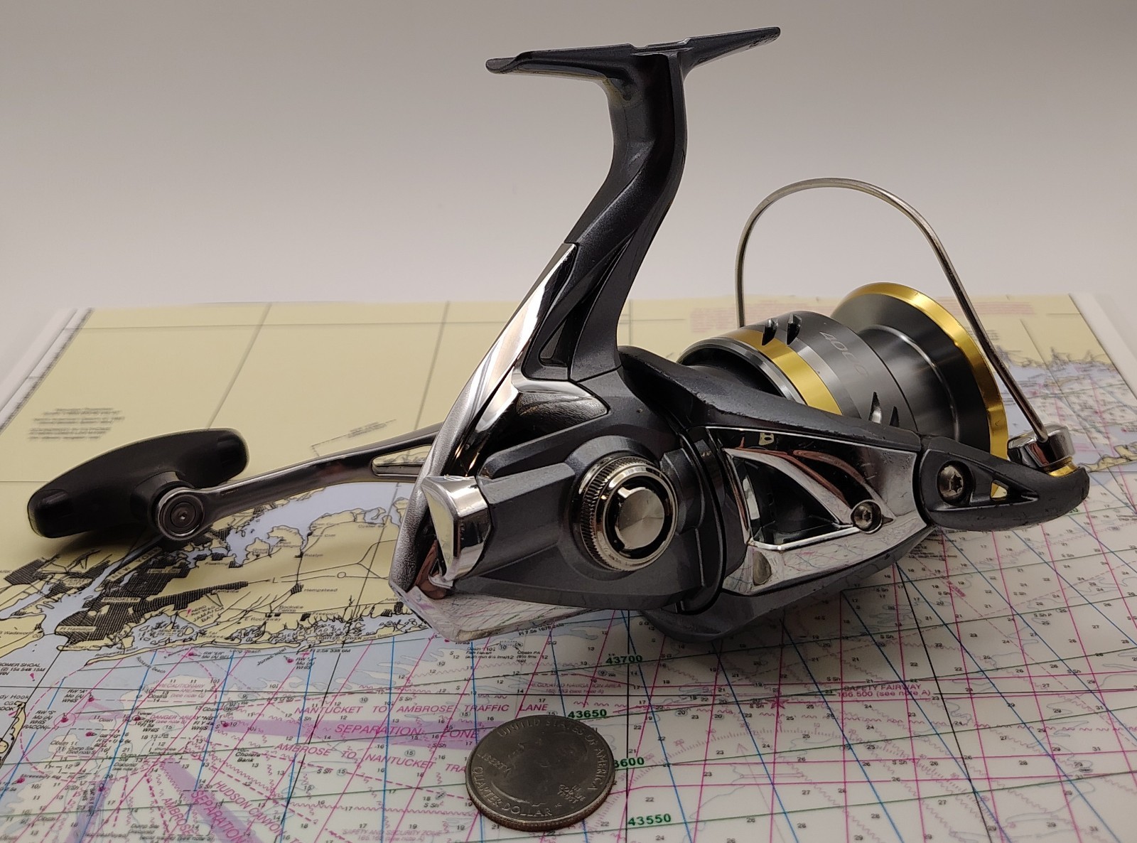 SHIMANO ULTEGRA 4000-B SPINNING FISHING REEL PERFECT LIGHT/MEDIUM ACTION *L@@K !