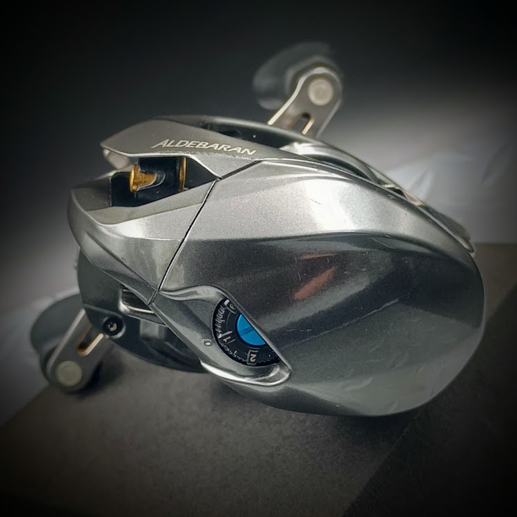 SHIMANO【16 ALDEBARAN BFS XG】R-H 8.0:1 Gear Ratio Used Baitcast Reel „Ex+“ W/Box