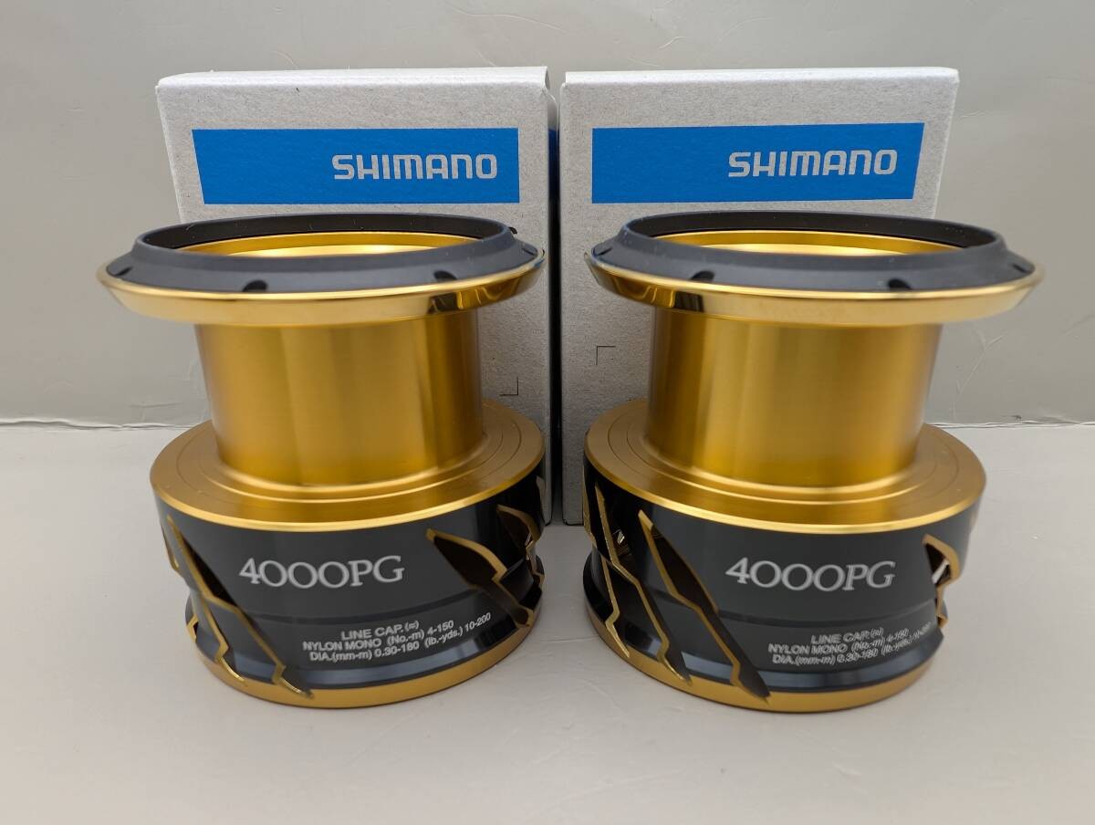 Shimano 20 TWIN POWER 4000 PG spool set of 2 943050