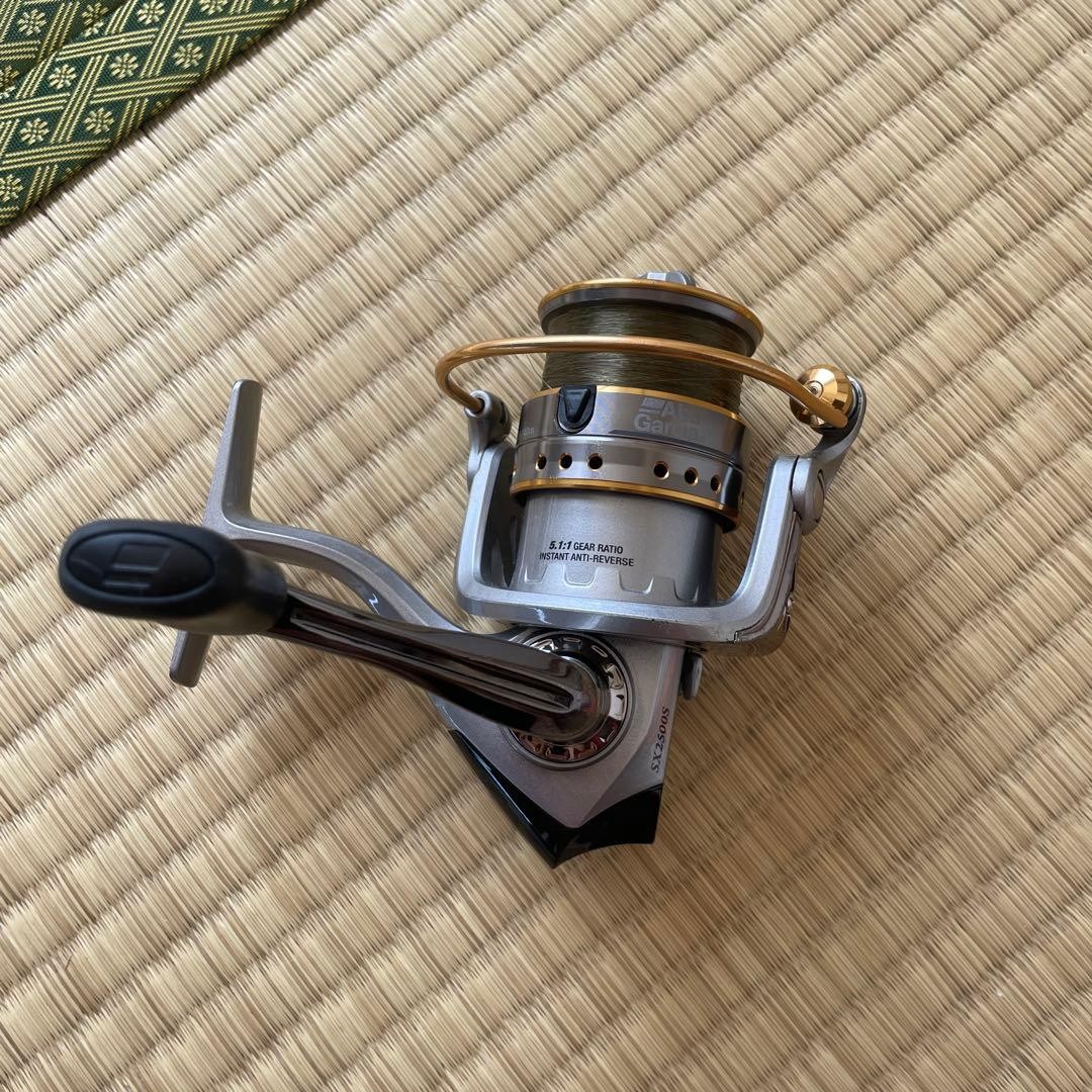 Spinning Reel Silver Gold Lightweight Metal Spool Right Handle