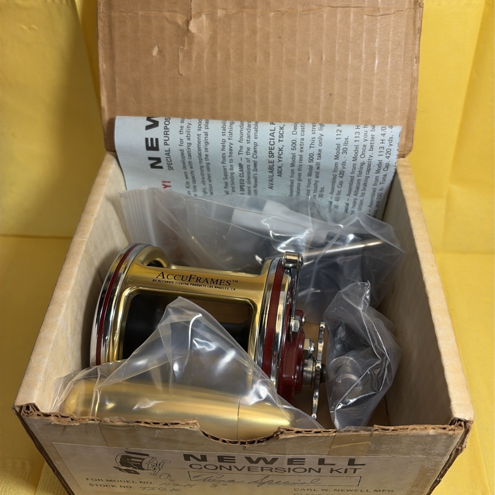 Penn Senator 112H 3/0 Wide Accurate Frame Fishing Reel Newell Tuna Special Kit
