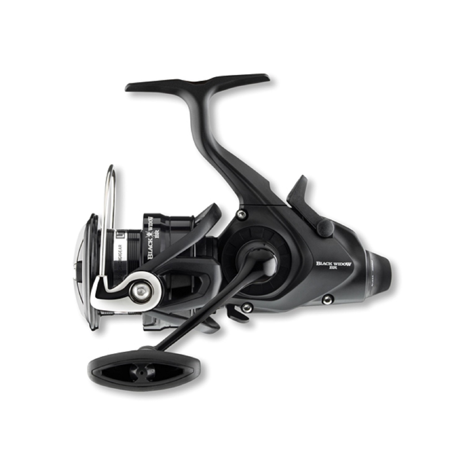 DAIWA BLACK WIDOW BR LT, 2500, ambidiestro, carrete de bobina libre Bite N‘ Run