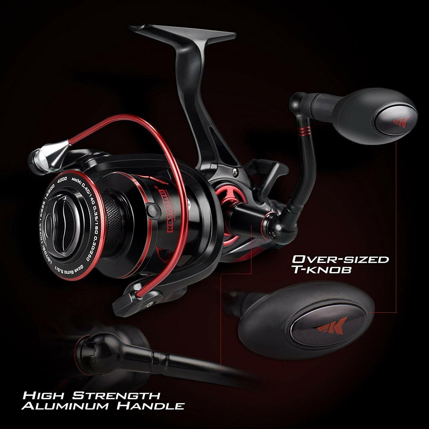 KastKing Sharky Baitfeeder III 3000 Spinning Reel Live Liner Reels + Spare Spool