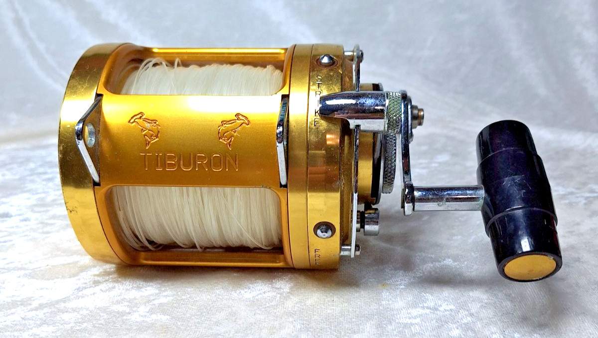 PENN International 50W Fishing Reel W/ Gold Tiburon Frame Upgrade