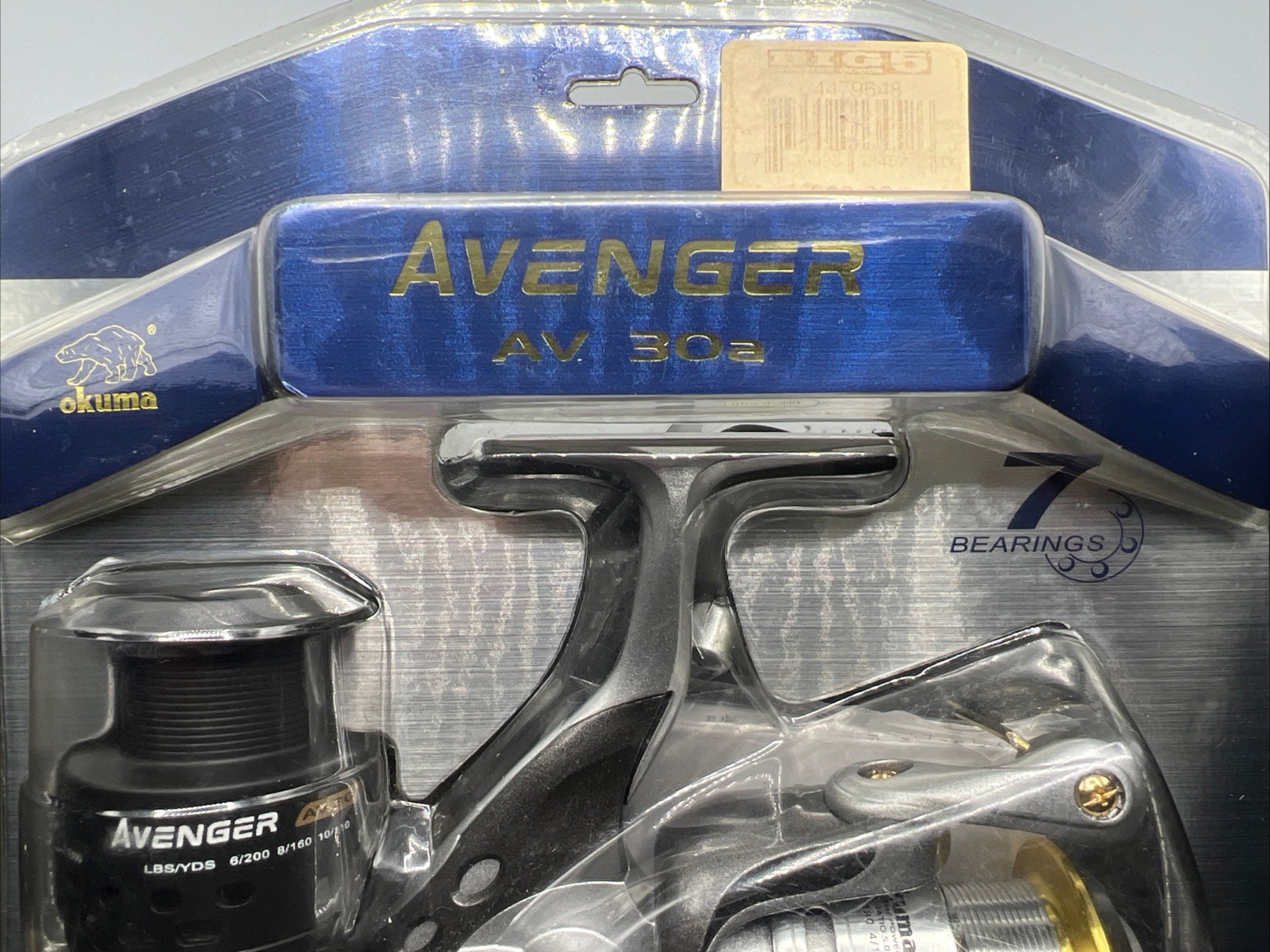 Okuma Avenger AV 30A Spinning Reel Fishing Gear 7 Ball Bearings. NEW