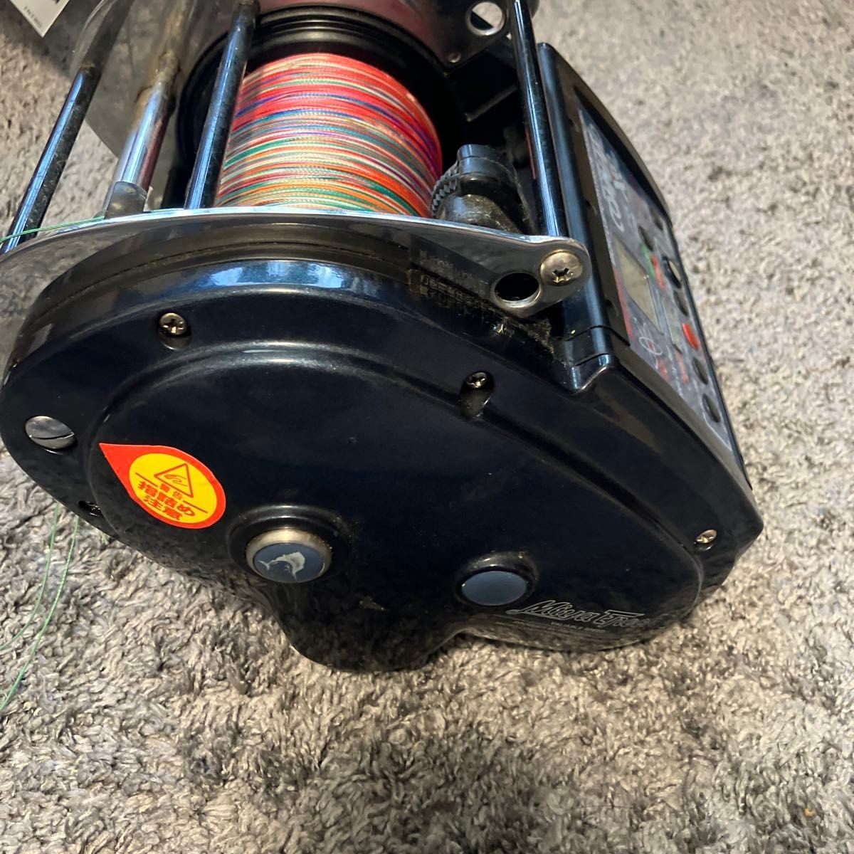 MIYA EPOCH COMMAND X-9HP Electric Reel DC12V Poor Condition