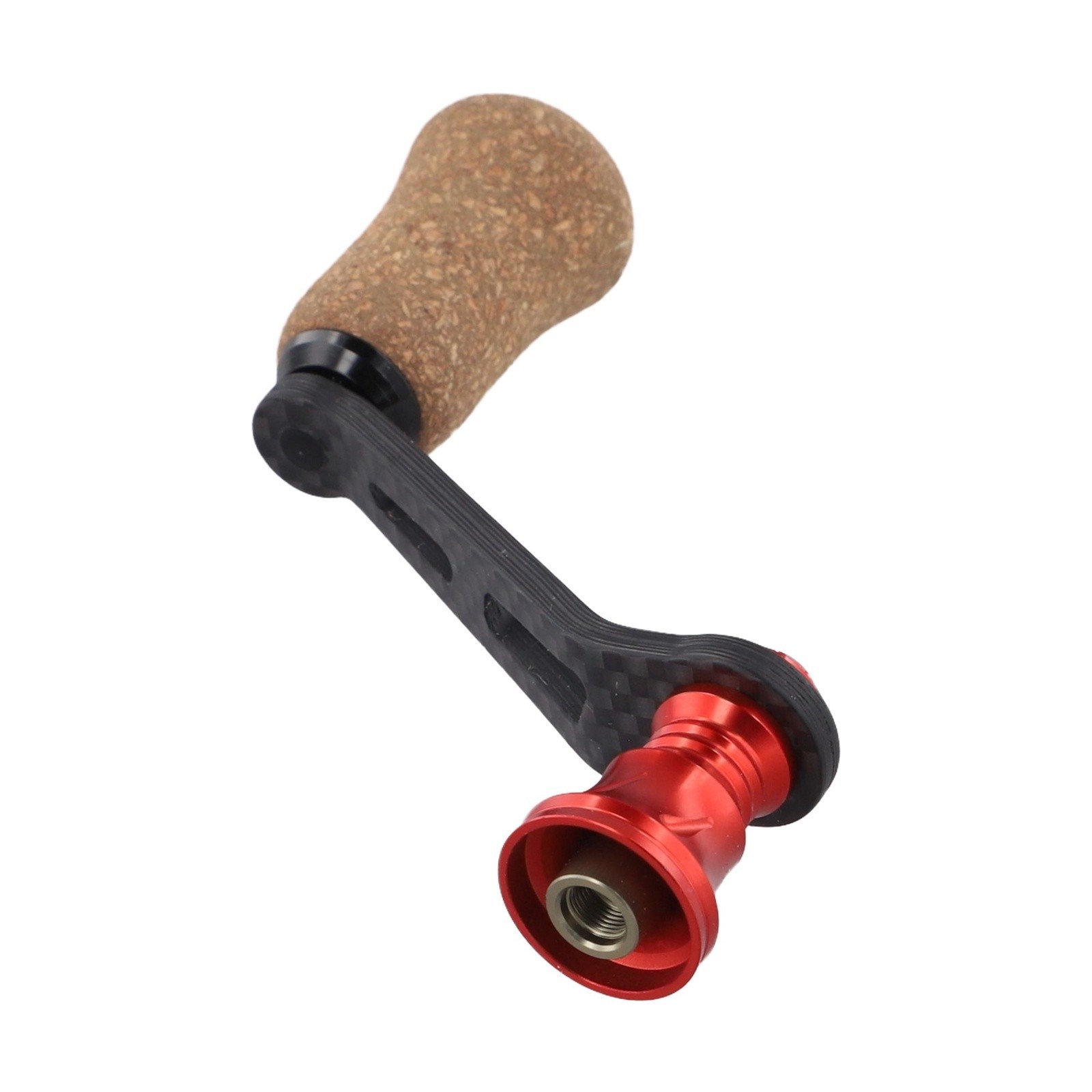 Reel Upgrade Rubber Cork Handle 70MM Knob Carbon Fibre Material Easy To Install