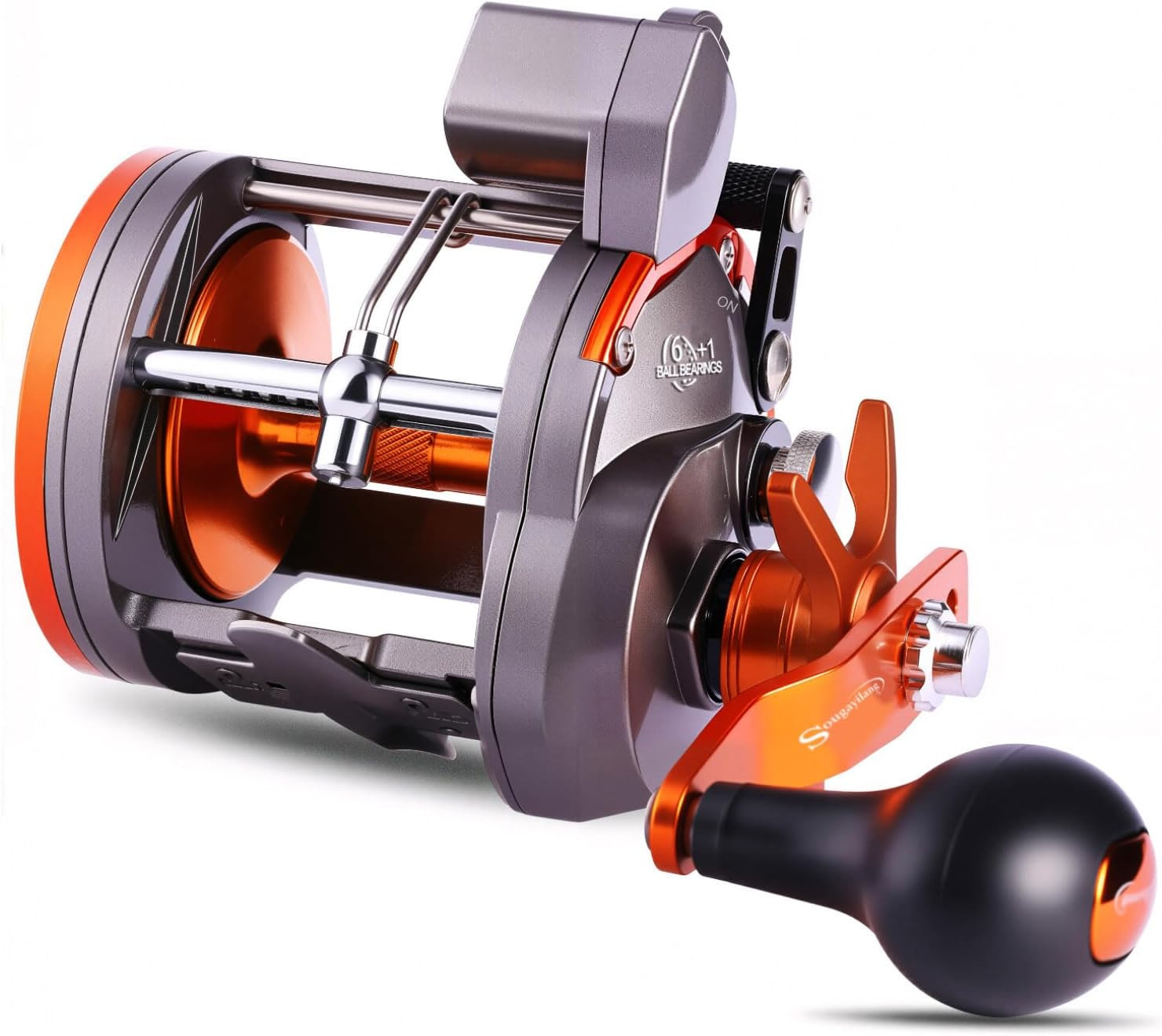 Line Counter Trolling Reel Conventional Level Wind Fishing Reel