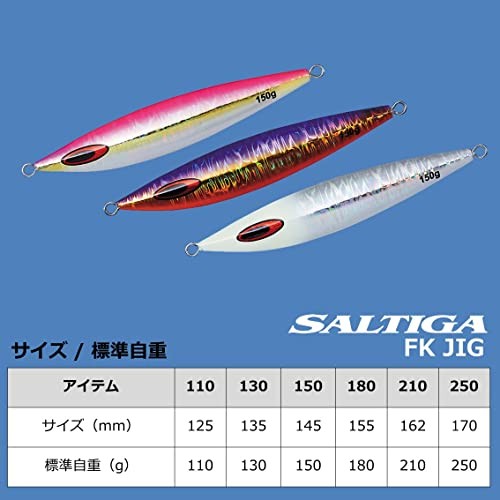 Daiwa Saltiga FK Jig Metal Jig 5.3 oz (150 g) PH Red Blueberry LureNEW