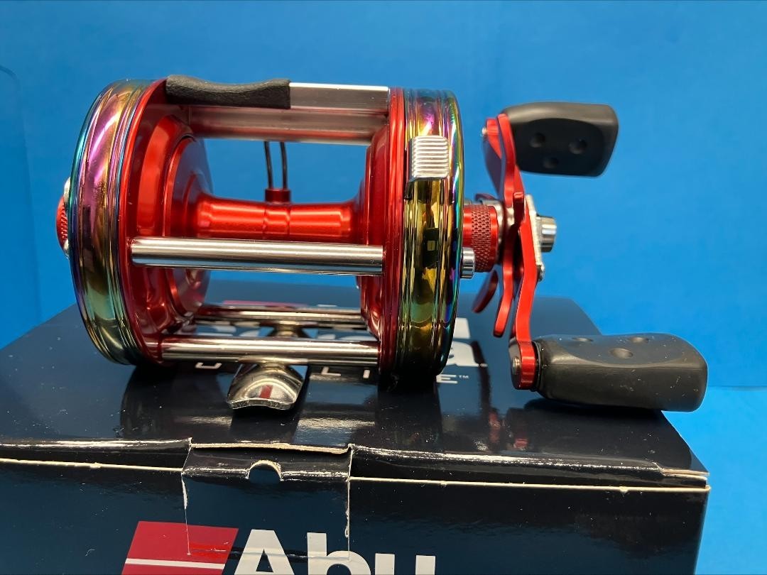 Abu Garcia AMBASSADEUR 6500 CS Rainbow BLOOD RED MM PRO ROCKET SPECIAL NEW!!!