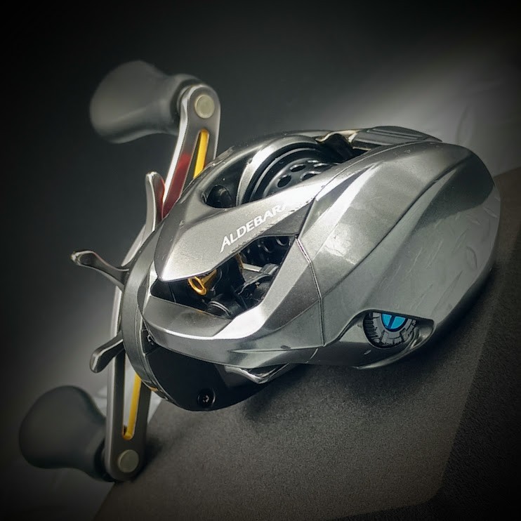 SHIMANO【16 ALDEBARAN BFS XG】R-H 8.0:1 Gear Ratio Used Baitcast Reel „Ex+“ W/Box