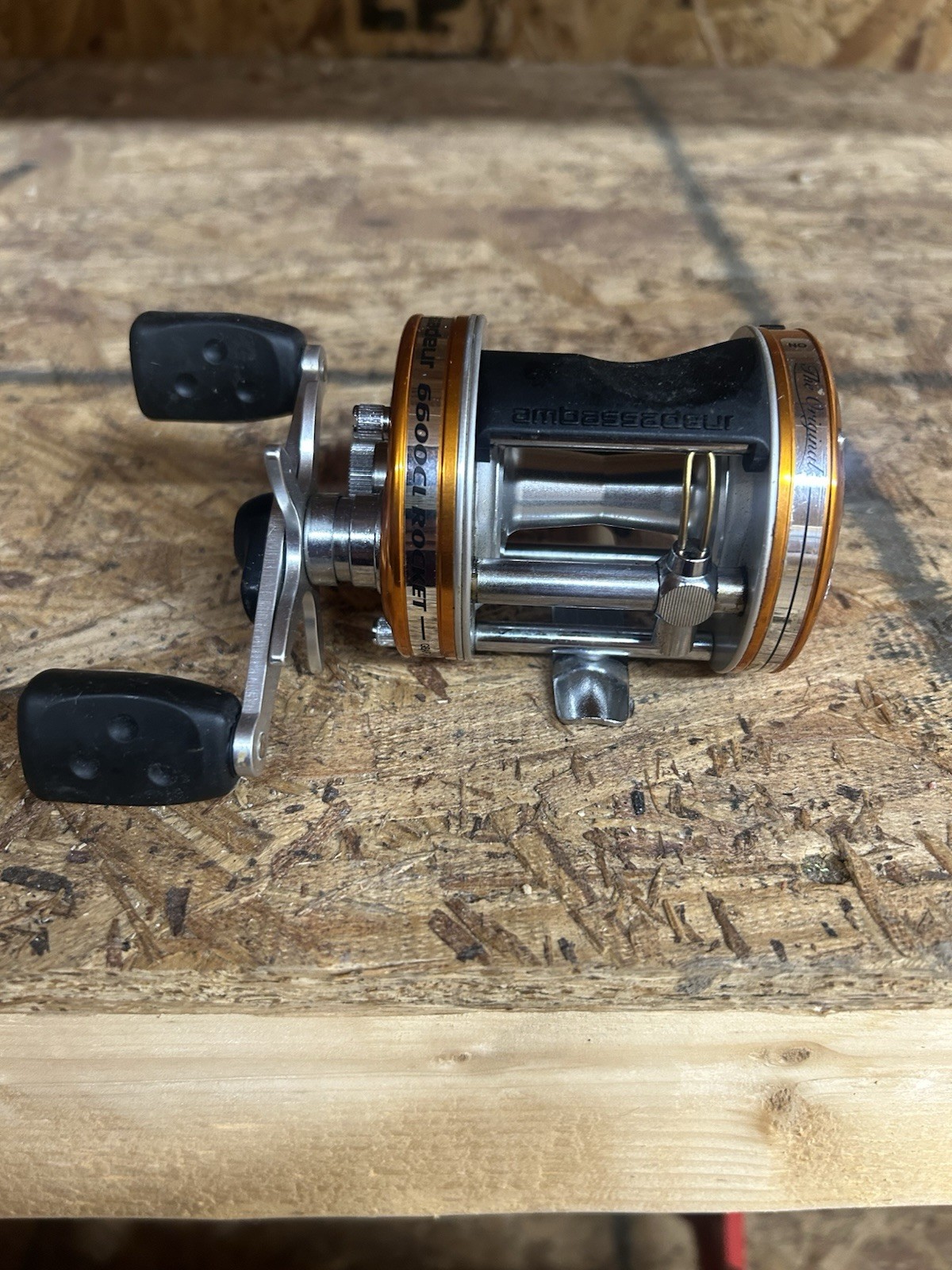 Abu Garcia Ambassadeur 6600CL Rocket Reel *Sunset Orange* Made in Sweden