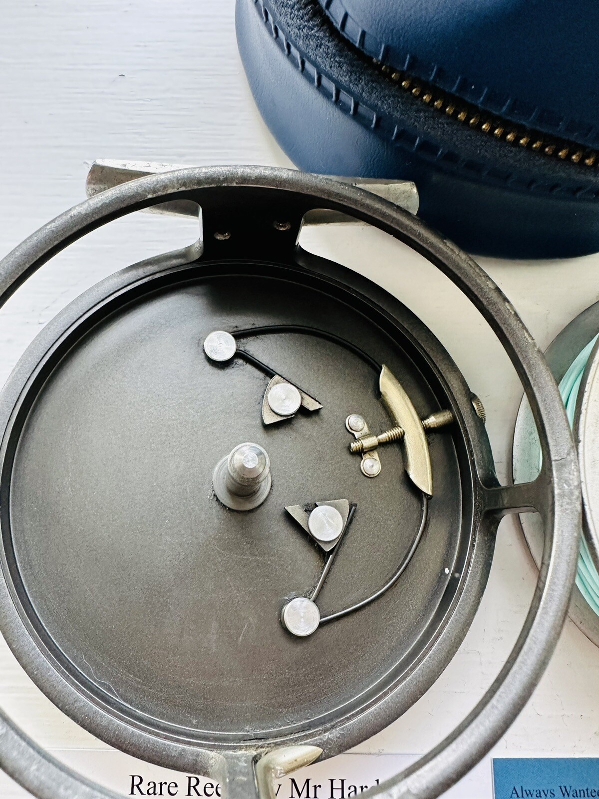 Vintage Hardy St Aidan 3 3/4 Inch Fly Reel with DT 6 Floating Line & Case