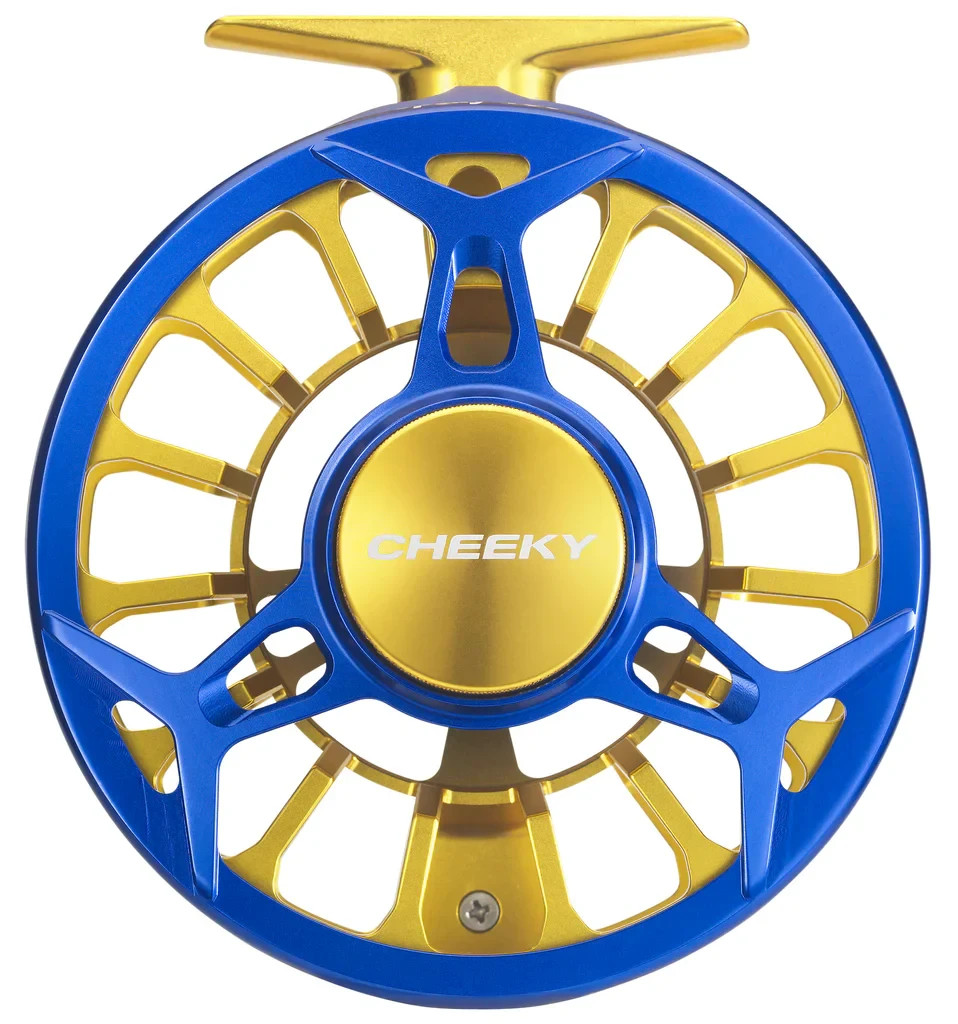 Cheeky Spray 400 Fly Reel (7-9WT) *NEW* Electric Blue/Gold