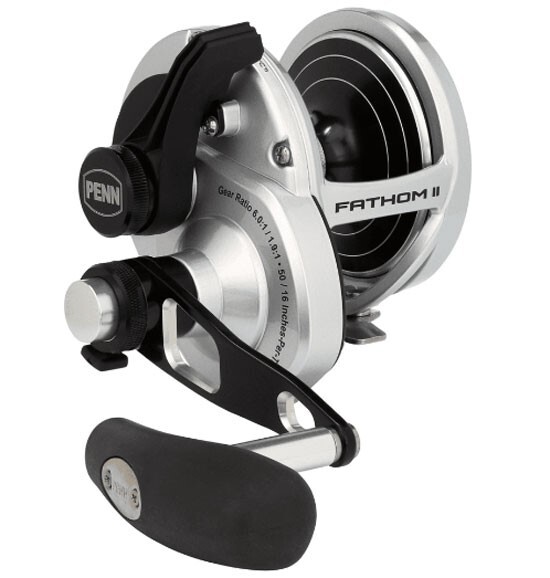 Penn Fathom II Lever Drag 2-Speed Fishing Reel NEW MODELS
