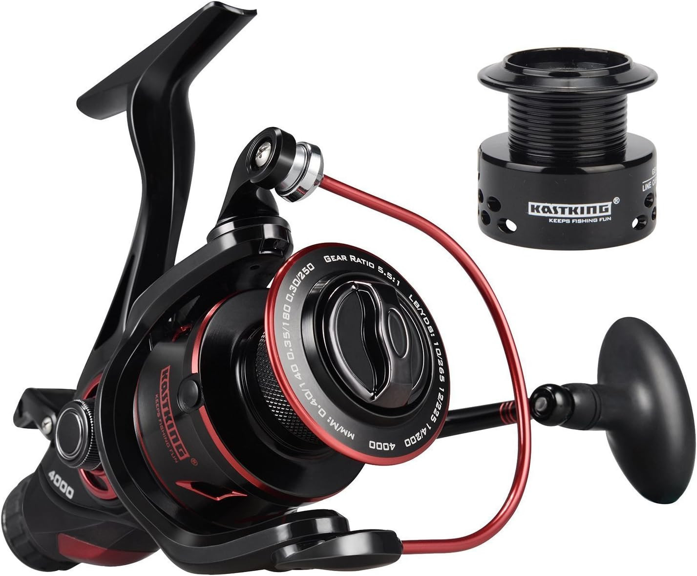 Sharky Baitfeeder III Spinning Reel 10+1 Shielded Stainless Steel BB – Carbon Fi