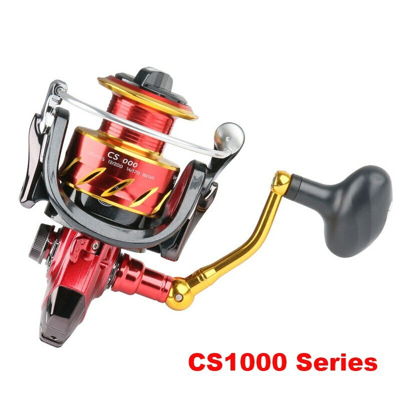 All Mode Smooth Spinning Fishing Reel Light Metal CNC Spool 1000-12000 5+1BB