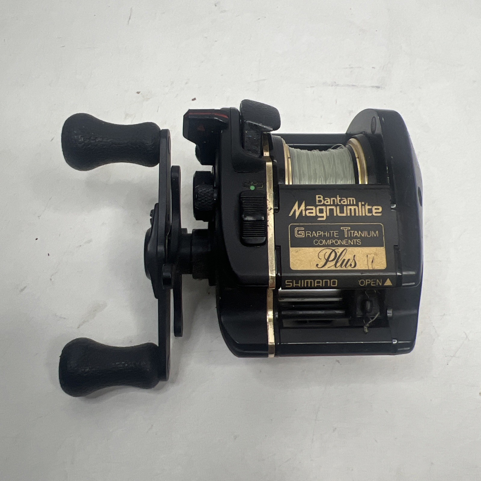 1980s Shimano vintage Bantam Magnumlite 2000 Plus Baitcast Reel 4.7:1 Japan made