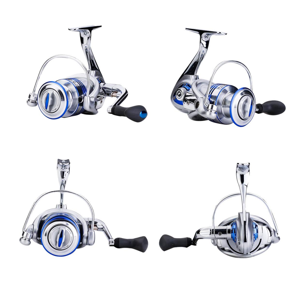 Diwa Spinning Fishing Reels for Saltwater Freshwater 3000 4000 7000, Blue