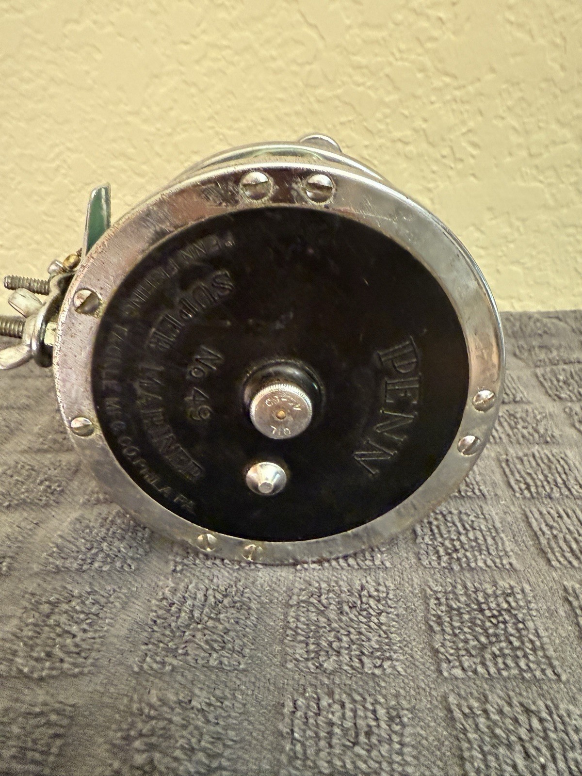 Vintage Penn No. 49M Super Mariner Big Game Fishing Reel-Made in U.S.A.