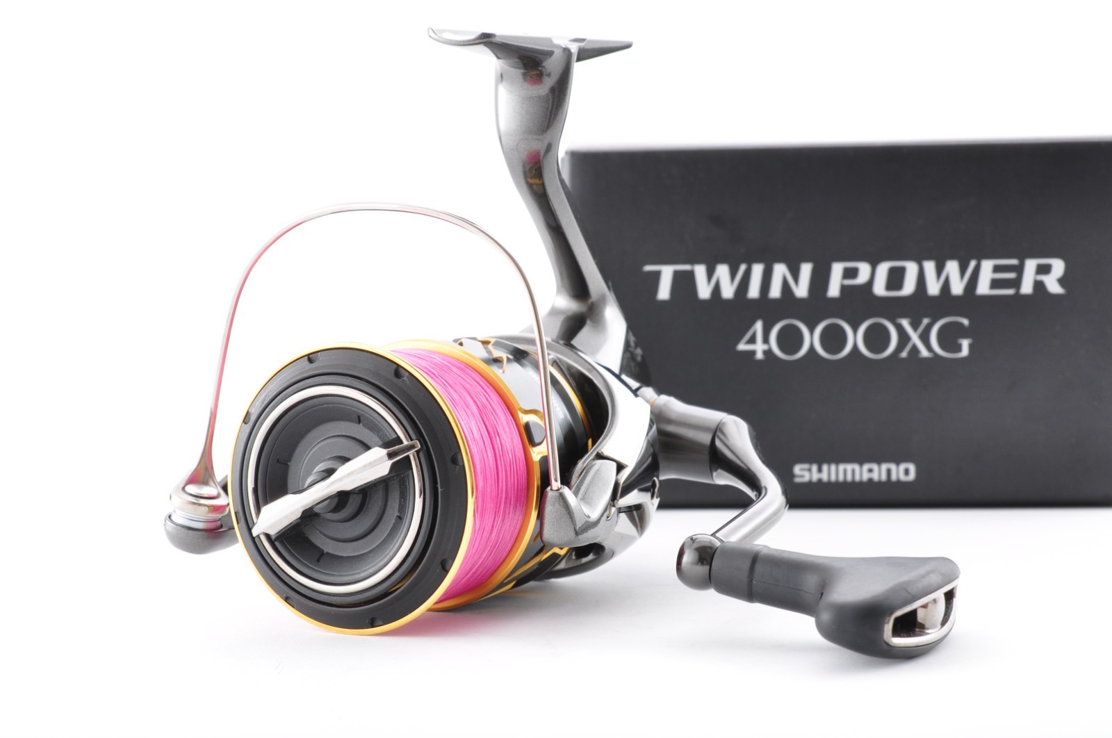 Shimano 20 Twin Power 4000XG Near Mint Fishing Spinning Reel from Japan B0326