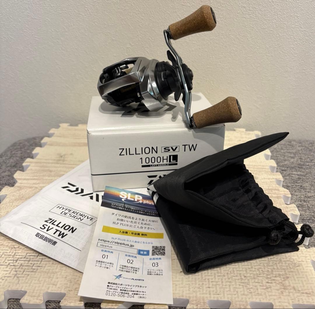 DAIWA ZILLION SV TW 1000HL SLP WORKS Baitcasting Reel Used JDM Japan