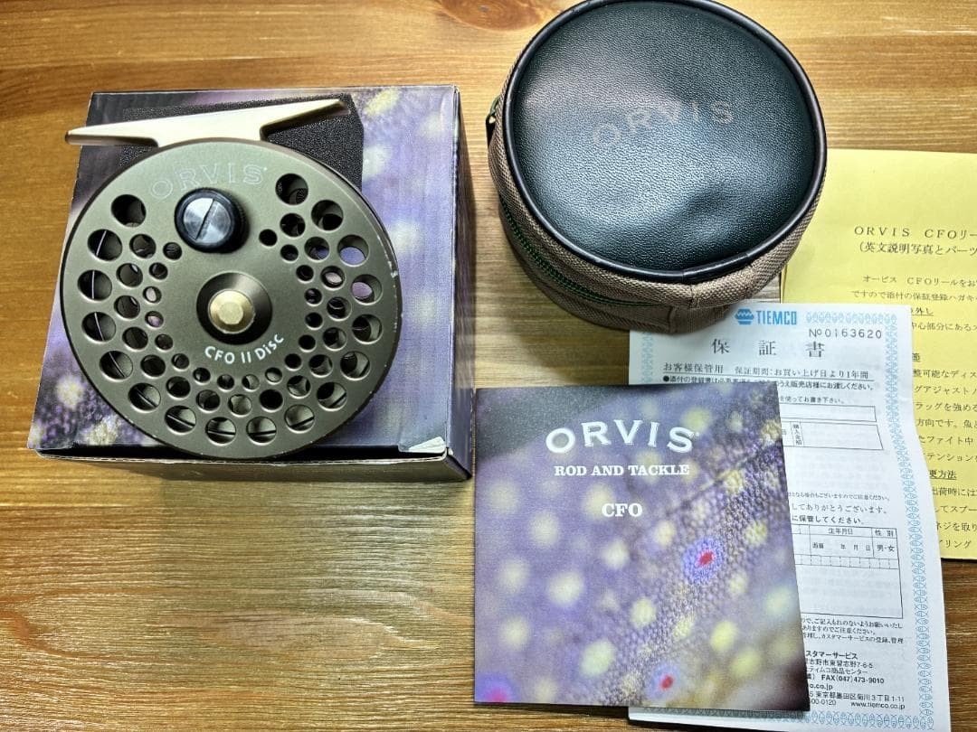 Orvis CFO II Disc Fly Reel Bronze Aluminum Lightweight Compact