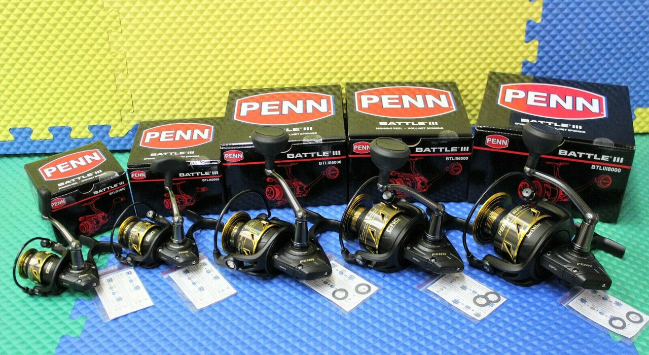 Penn Battle III Saltwater Spinning Reels BTLIII-CHOOSE YOUR MODEL!