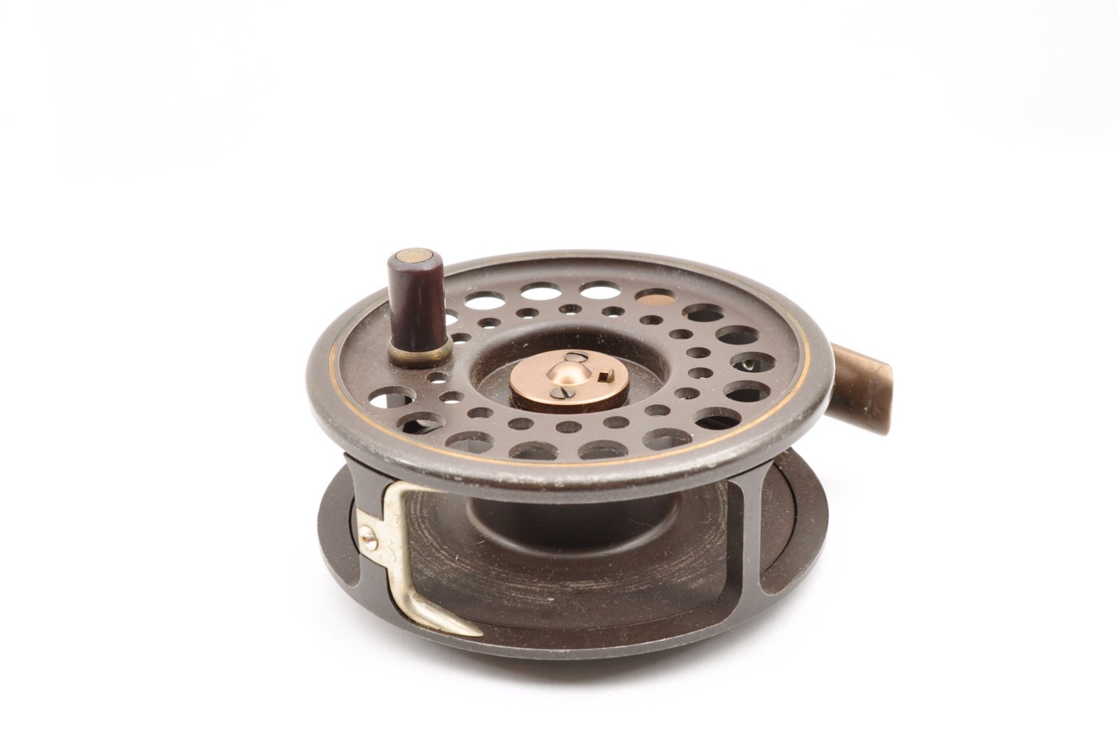 Hardy The Golden Prince 7/8 Brown 120g DT7F + 160yd Used Fly Reels Fishing Japan