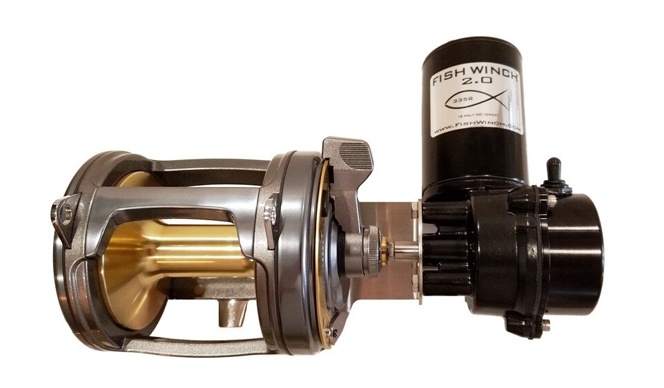 FISH WINCH® 2.0 – Electric Fishing Reel (MOTOR ONLY – fits SHIMANO TYRNOS 50)