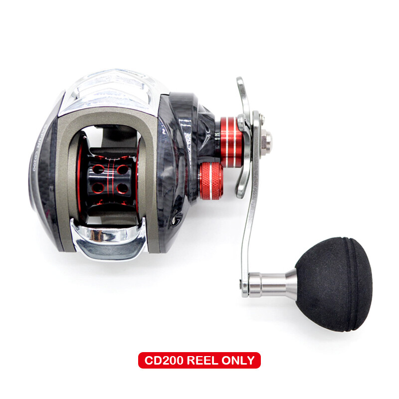 Compact Design Baitcaster 6.3:1 Gear Ratio Magnetic Brake Baitcast Fishing Reel