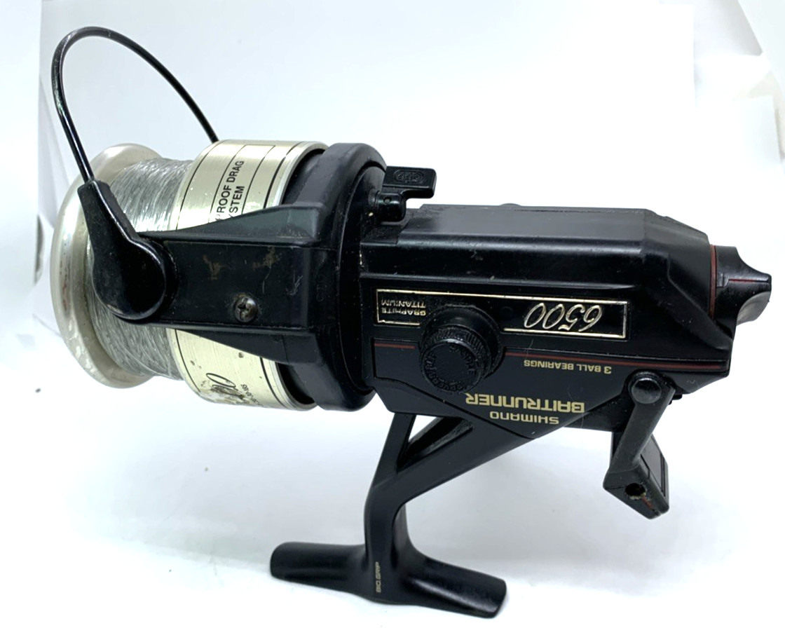Shimano 6500 Baitrunner Water Proof Drag System Spinning Reel