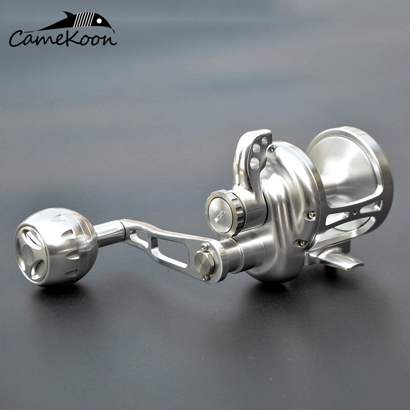 CAMEKOON Conventional Saltwater Lever Drag Surf Fishing Full Metal Trolling Reel